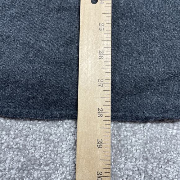 Outerknown Flannel Shirt Womens Small Petite Button Down Cotton Gray - Picture 10 of 14